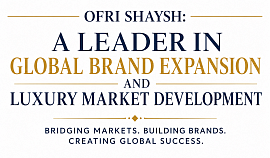 Ofri Shaysh global brand expansion and luxury market development professional banner